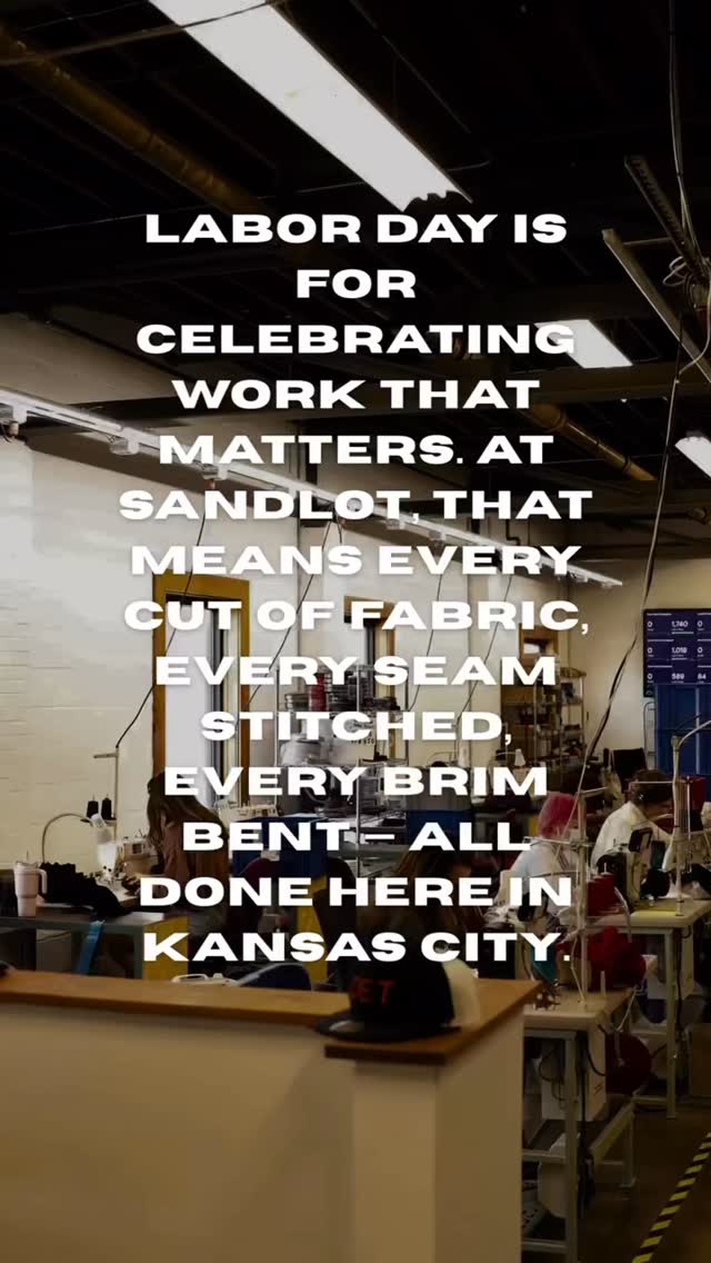 Instagram post with the caption: Labor Day reminds us: great work is built, not bought. At Sandlo...
